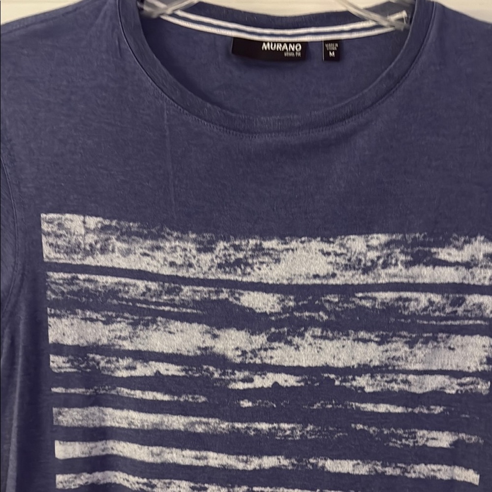Murano Blue and White Artistic Short Sleeve Tee